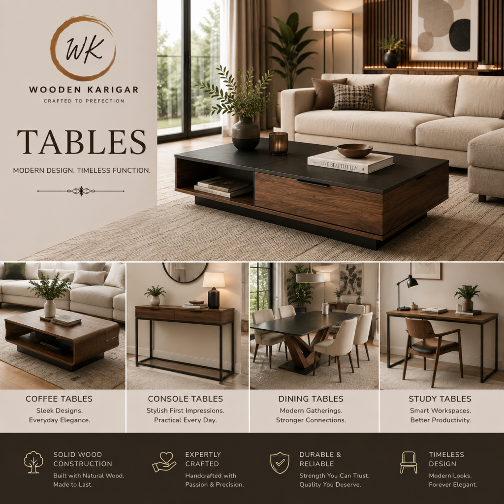 WOODEN KARIGAR TABLES