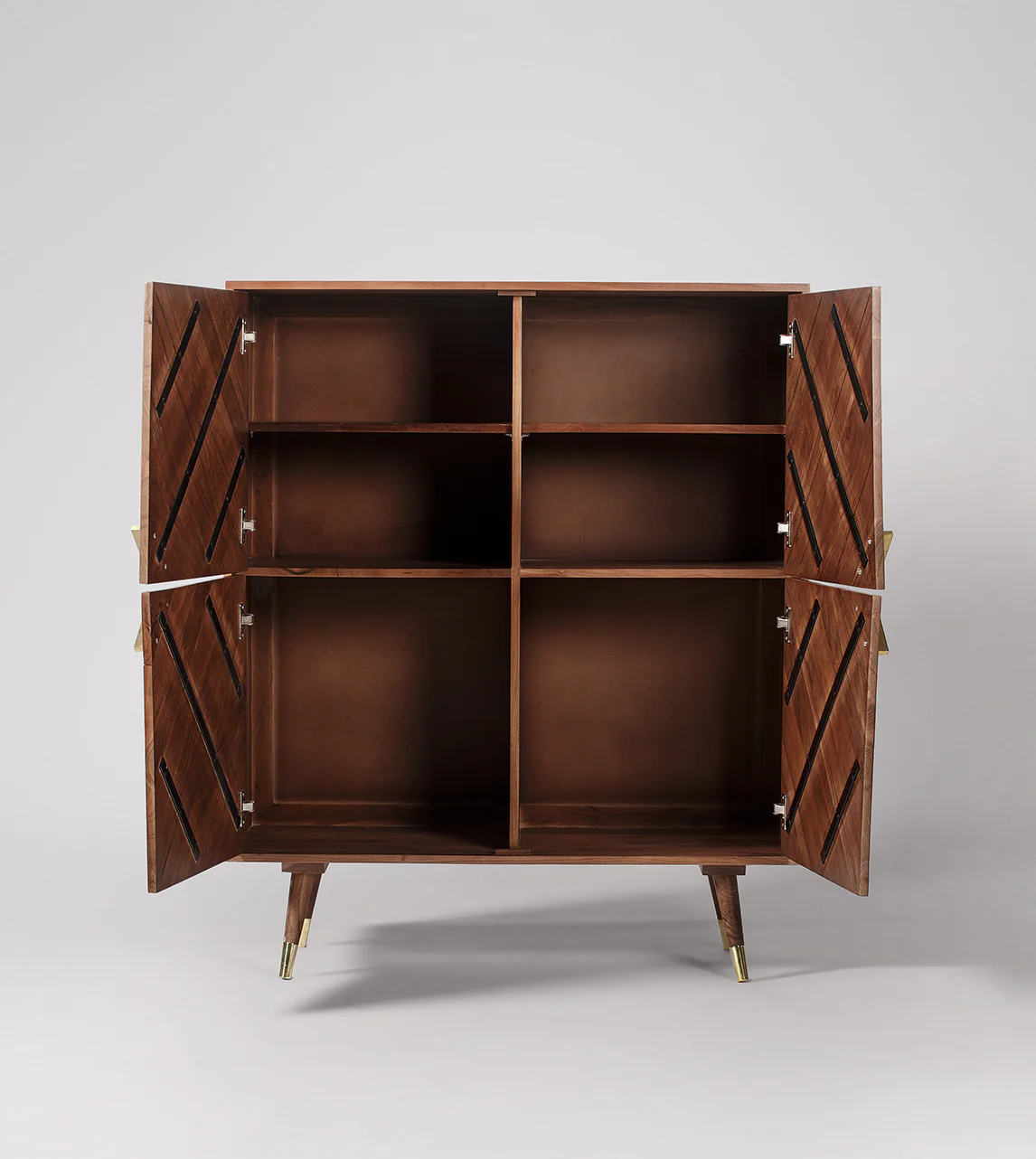 Troy Sheesham Wood Cabinet – Natural Finish | Wooden Karigar - Image 3