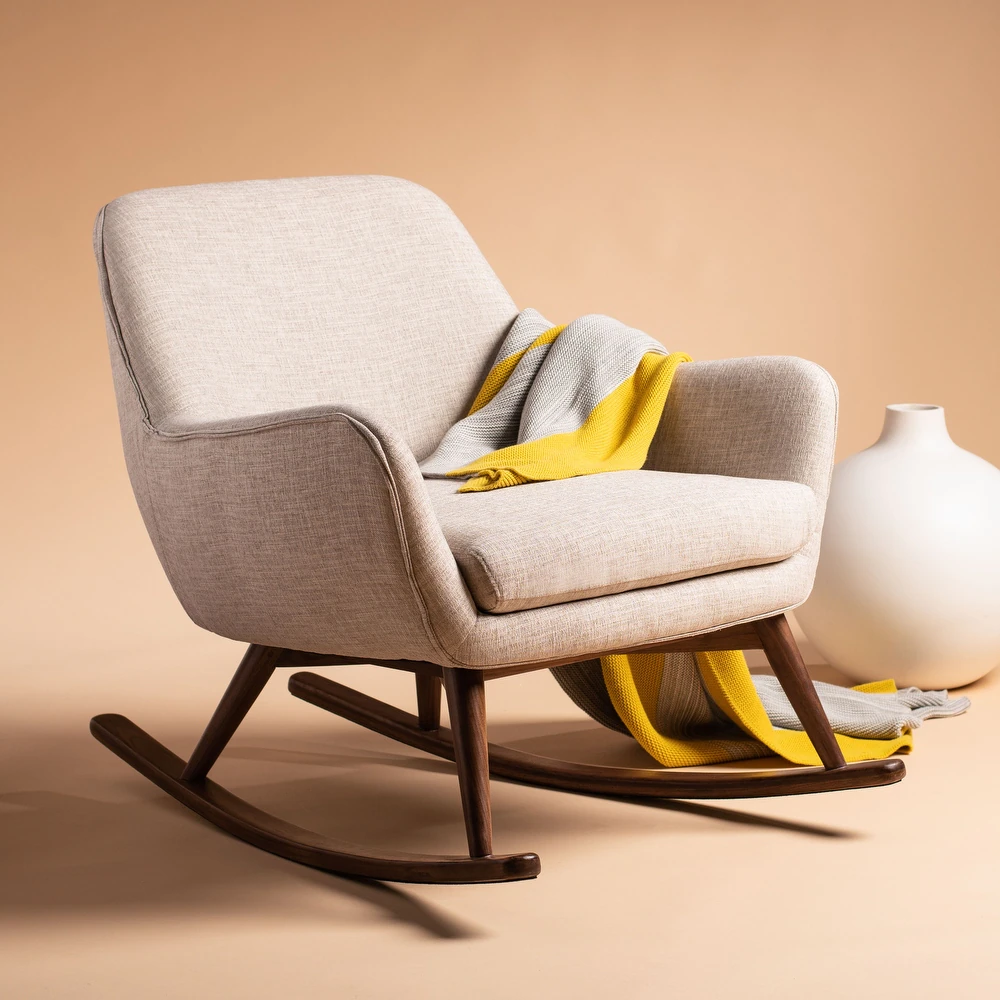 Wooden rocking chair for modern home