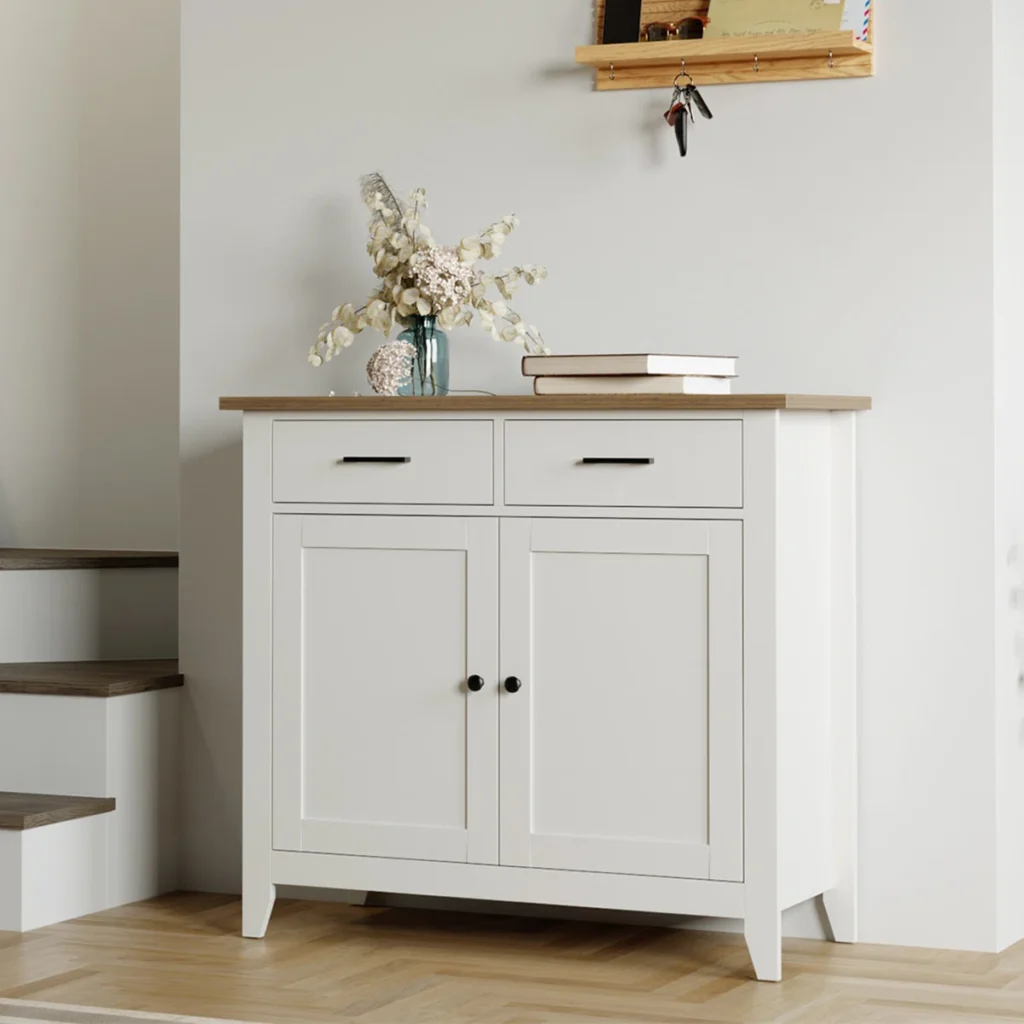 Wooden cabinet for modern Indian home storage