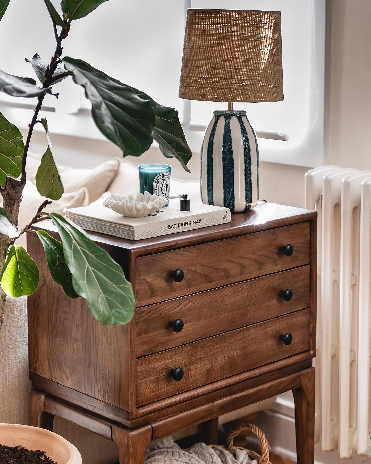 Emil Mid-Century Solid Wood Accent Chest – Walnut & Matte Black | Wooden Karigar - Image 8