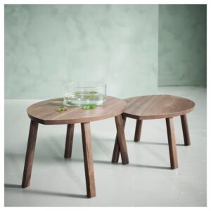 Soren Organic Nesting Coffee Table Set | Walnut